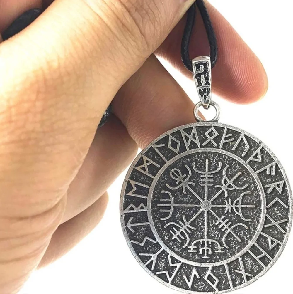 Silver Norse Rune Pendant Necklace
